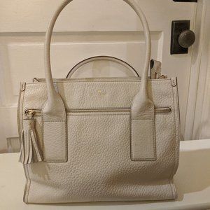 White Leather kate spade Satchel